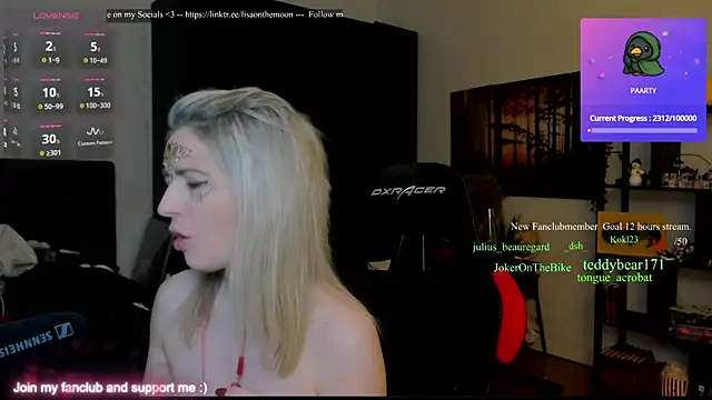 Lisaonthemoon's cam snapshot