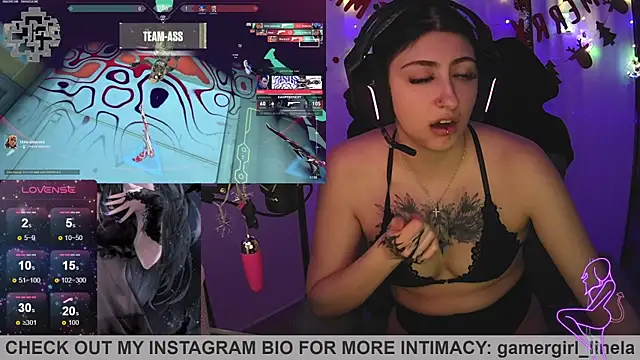 Gamergirl-Linela live sex cam