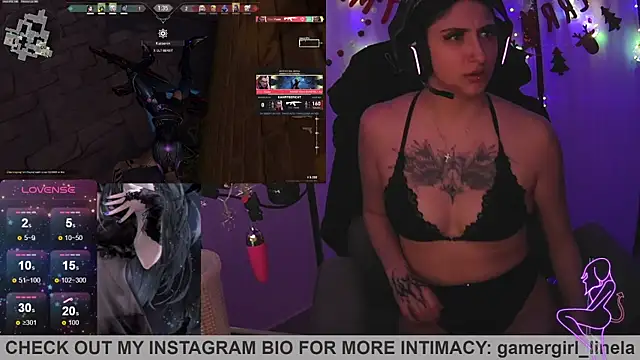 Gamergirl-Linela live sex cam