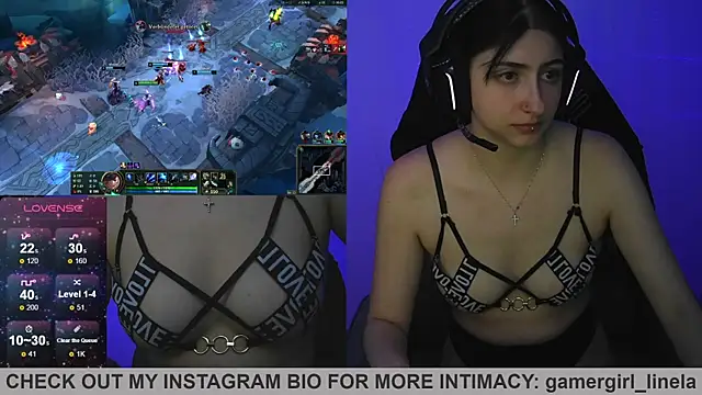 Gamergirl-Linela live sex cam