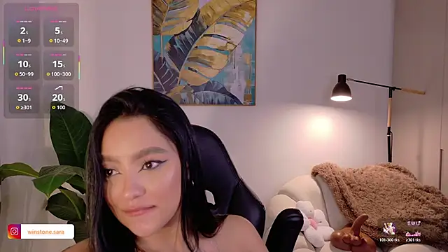 sarawinstone live sex cam