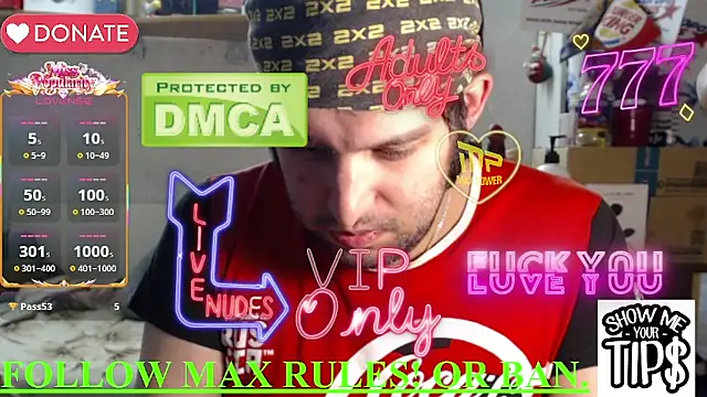 MAXBISEX777931's cam snapshot