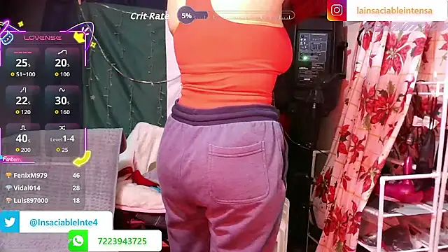 LaInsaciableIntensa live sex cam