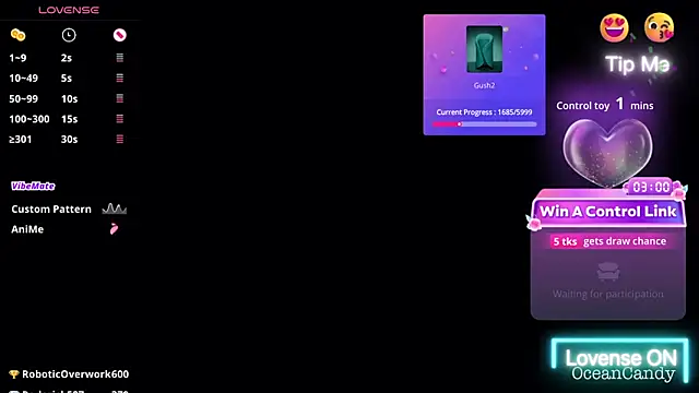 OceanCandy live sex cam