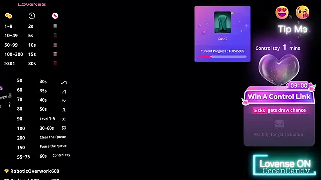 OceanCandy live sex cam