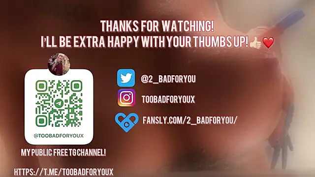 2badforyou live sex cam