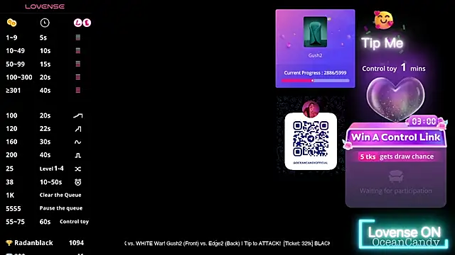 OceanCandy live sex cam