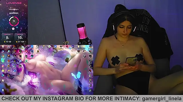 Gamergirl-Linela live sex cam