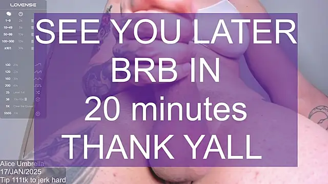 AliceUmbrella's cam snapshot