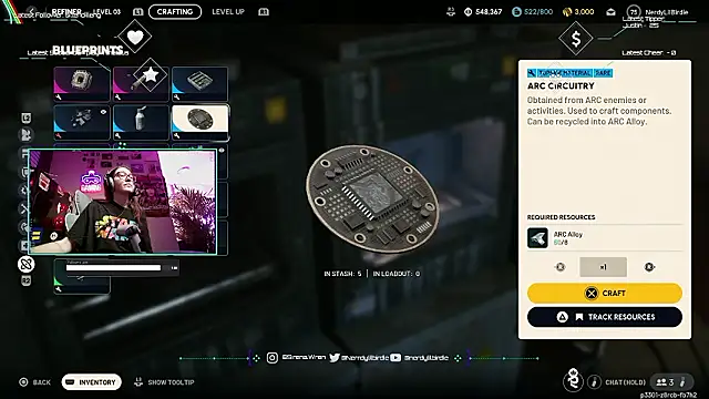 Nerdylilbirdie's cam snapshot