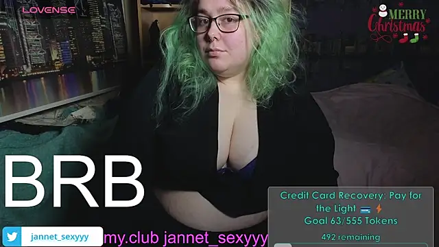 JannetPie's cam snapshot