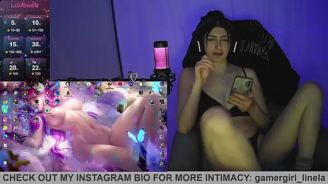 Gamergirl-Linela live sex cam