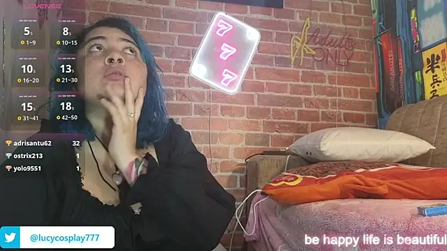 Lucycosplay777 live sex cam
