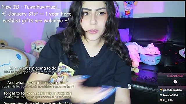 TuWaifuVirtual1's cam snapshot