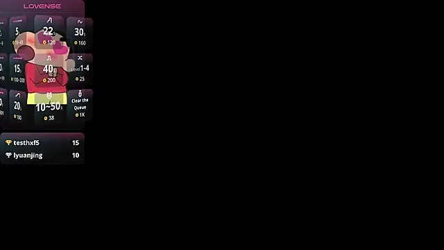 Lovensetest live sex cam