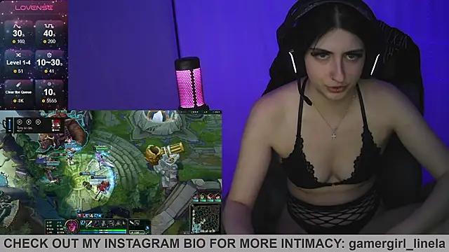 Gamergirl-Linela live sex cam