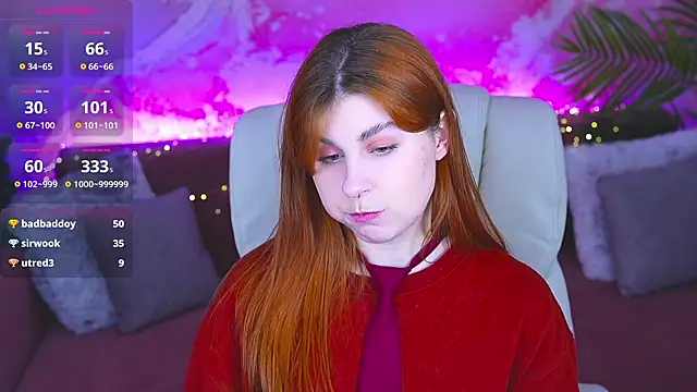 GingerPinky live sex cam