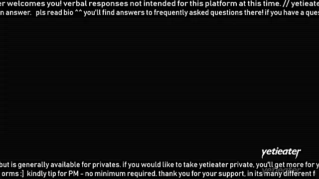 yetieater live sex cam