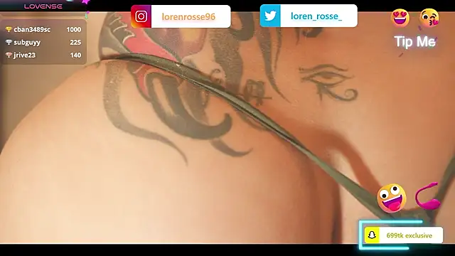 LorenRosse live sex cam