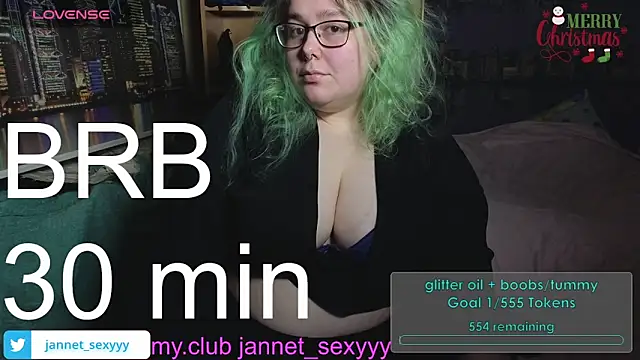 JannetPie's cam snapshot