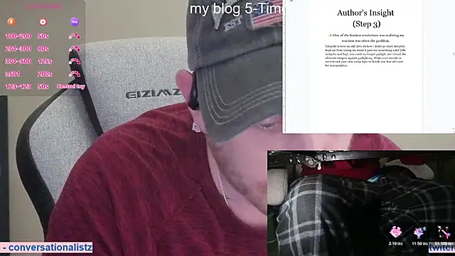 ConversationalistX's cam snapshot