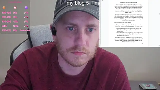 ConversationalistX's cam snapshot