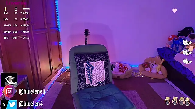 bluelen live sex cam
