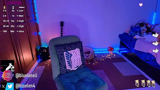 bluelen live sex cam