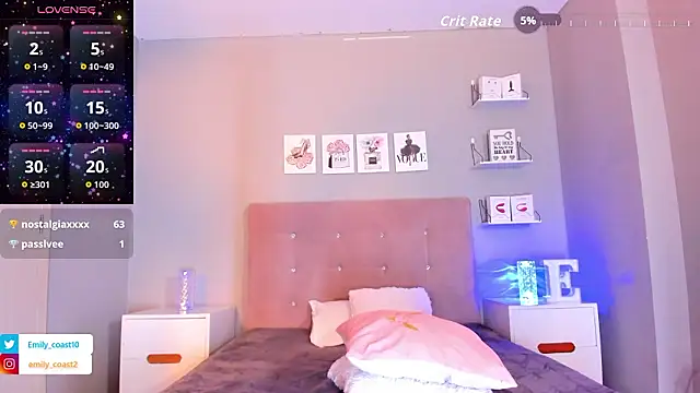 EmilyCoast-1's cam snapshot