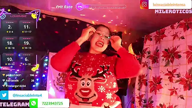 LaInsaciableIntensa live sex cam