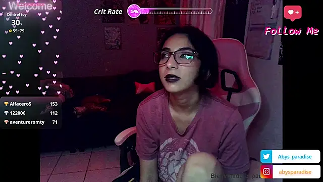 Abysparadise's cam snapshot