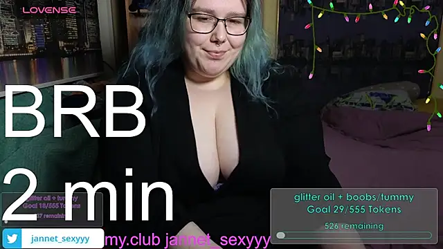 JannetPie's cam snapshot