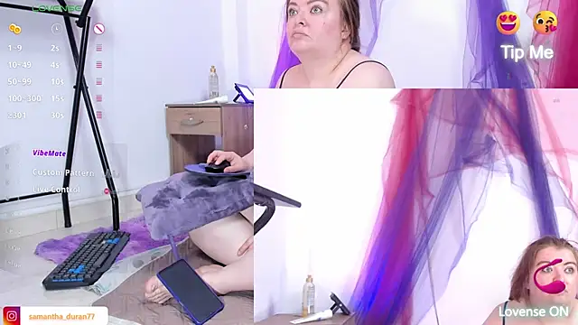 Queensamantha777 live sex cam