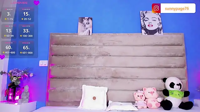 SunnyPage live sex cam