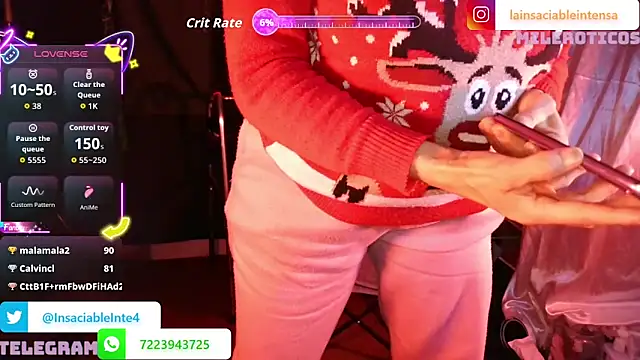 LaInsaciableIntensa's cam snapshot