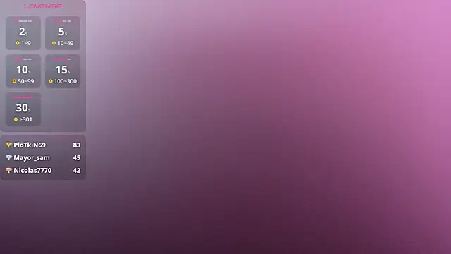 missfoster's cam snapshot