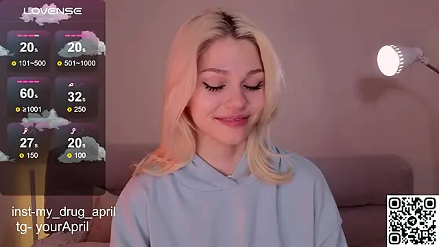 MyApril live sex cam