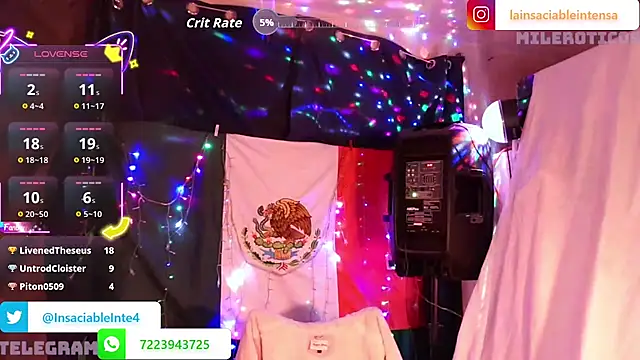 LaInsaciableIntensa live sex cam